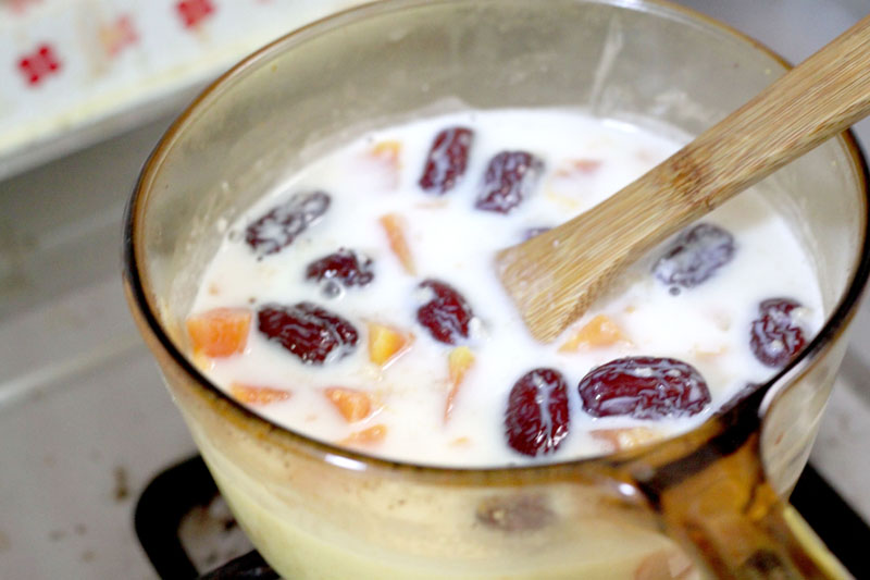 木瓜红枣燕麦粥