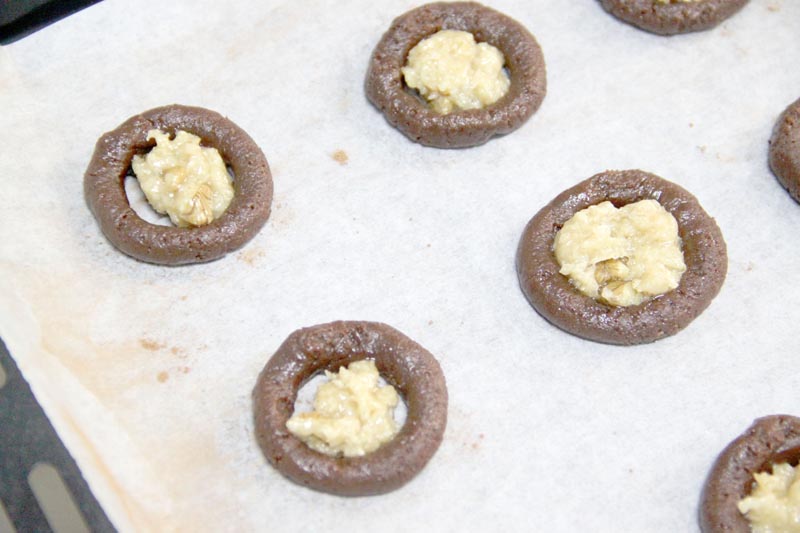 可可燕麦糖心饼干