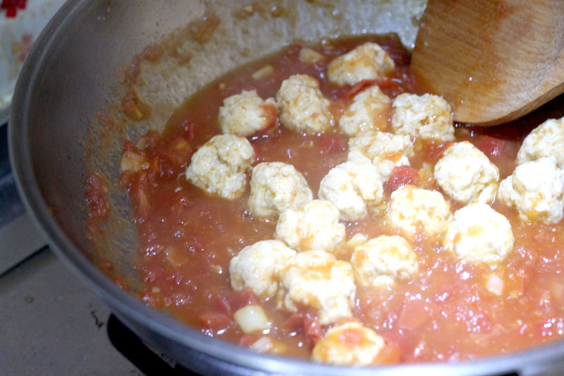 茄汁燕麦鸡肉丸