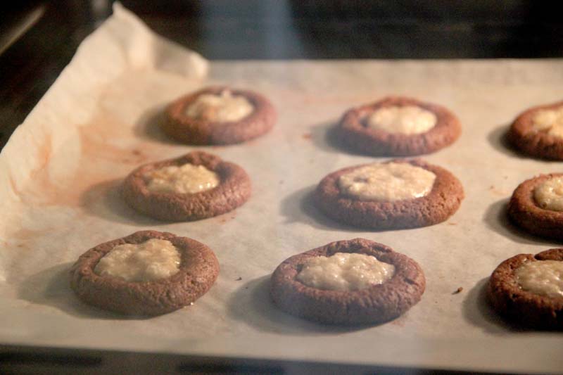 可可燕麦糖心饼干