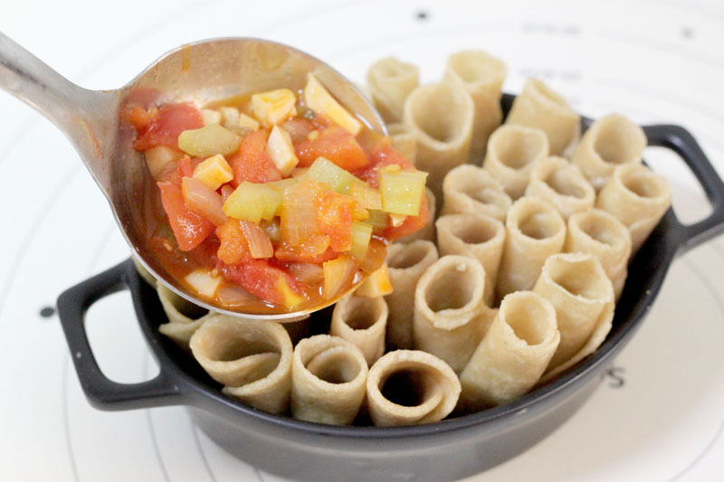 西红柿打卤燕麦面