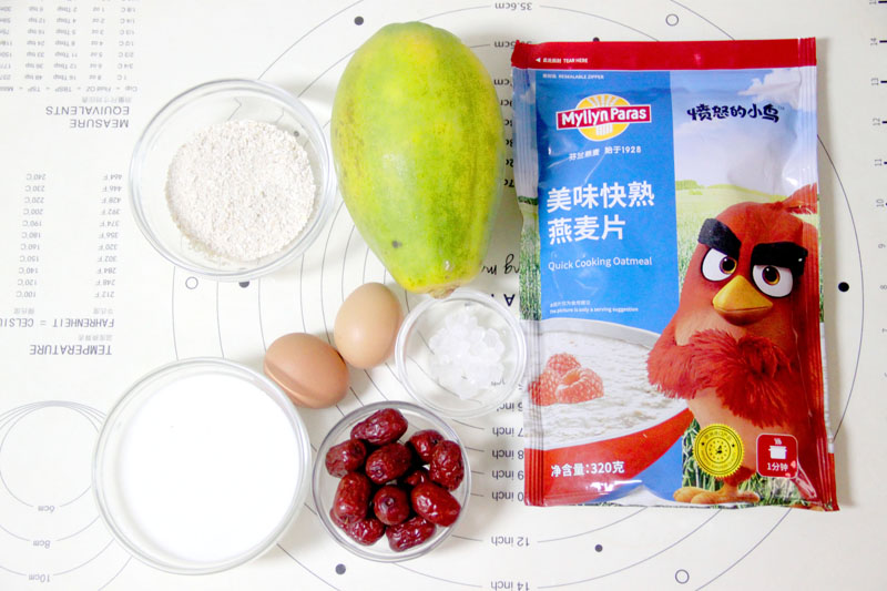 木瓜红枣燕麦粥