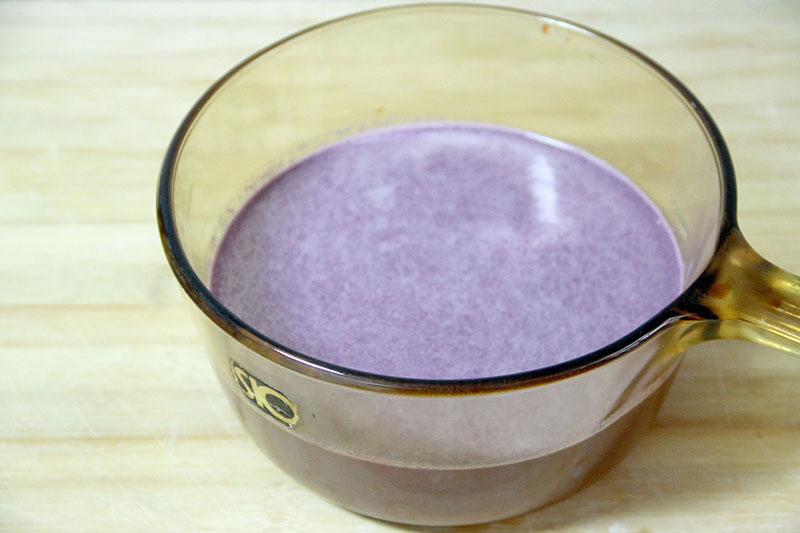 燕麦紫薯牛奶羹