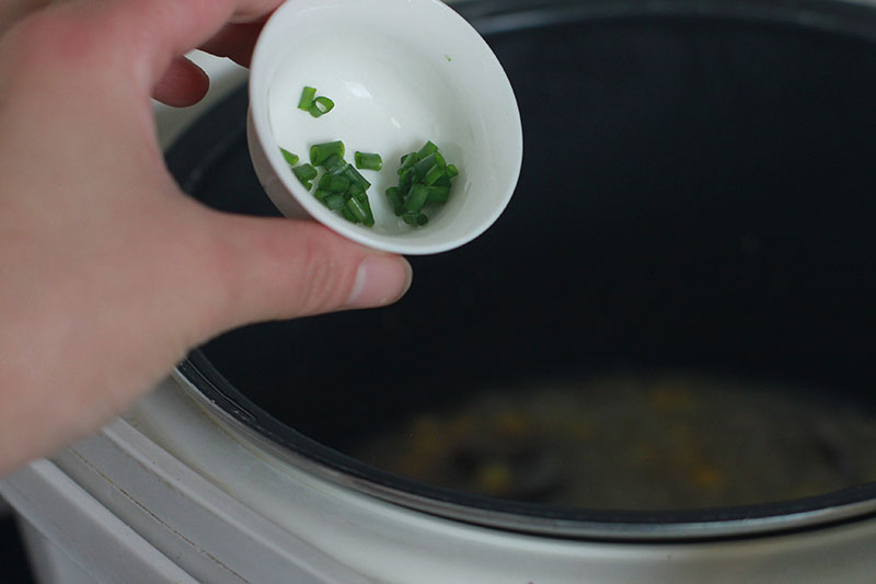 香菇玉米燕麦粥