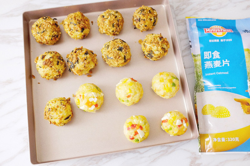 燕麦芝心饭团