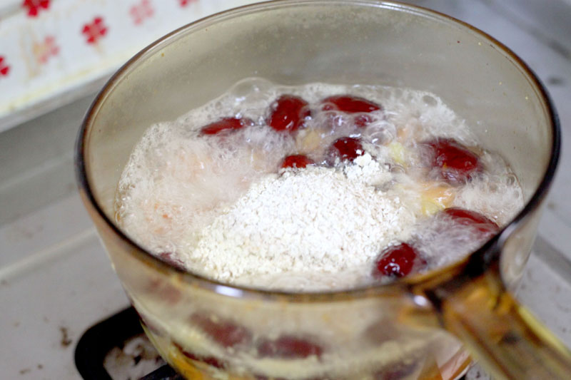 木瓜红枣燕麦粥