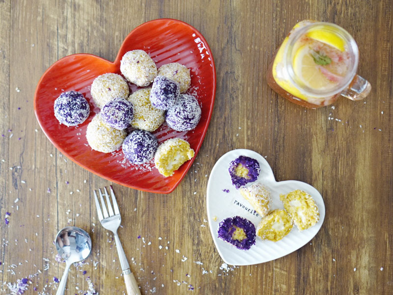 红枣椰蓉燕麦球