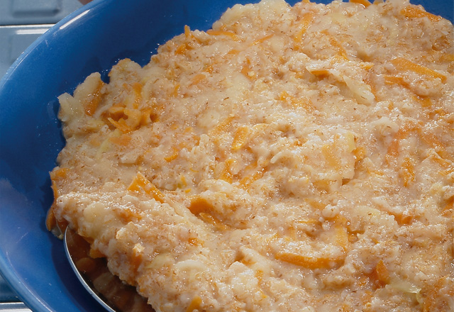 carrot and apple oatmeal