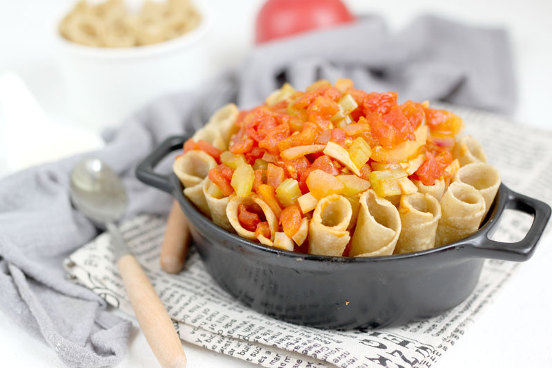 西红柿打卤燕麦面